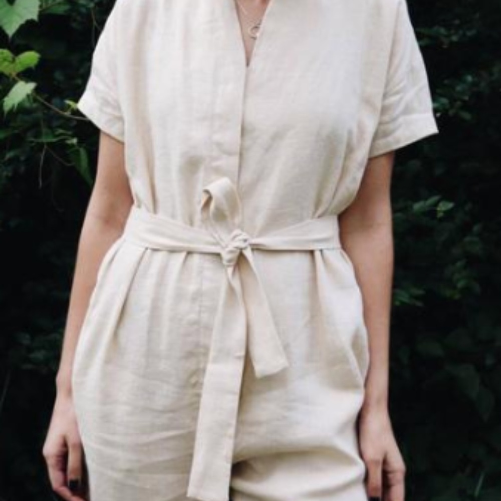 Relaxed Linen Jumpsuit